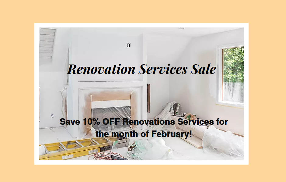 February renovation promotion