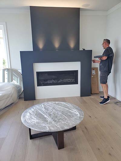 Okanagan fireplace renovatins