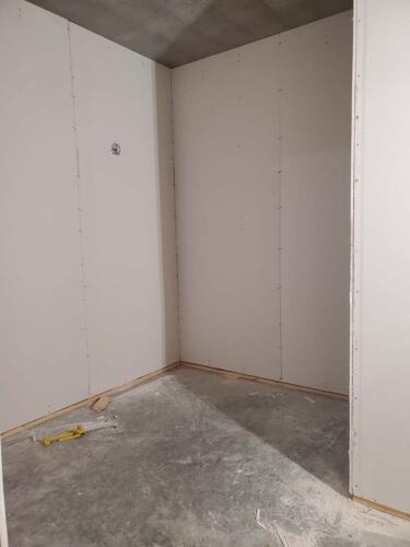 Framing and dry wall