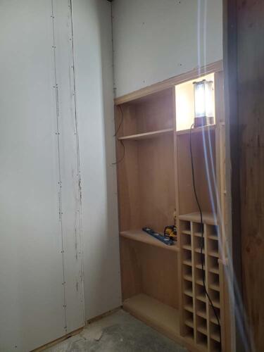 Framing and dry wall