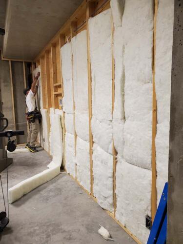 Framing and dry wall