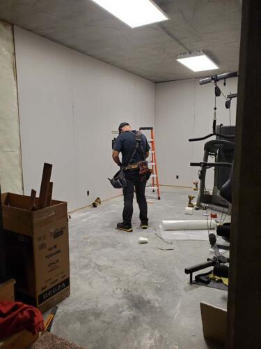 Framing and dry wall